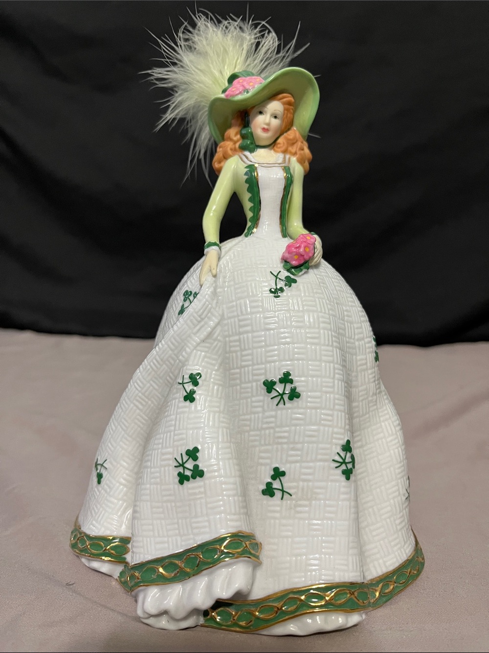 Porcelain lady part of "The Hamilton Collection" Irish Ladies of Song series.